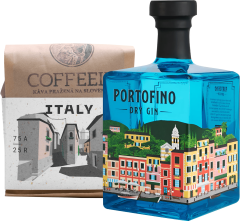 Set Portofino Dry Gin + Coffeein Italy 200g (set 1 x 0.5 l)