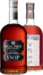 Set Regal Pride VSOP + Saint Louis VSOP (set 1 x 0.7 l, 1 x 0.7 l)