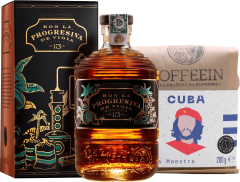 Set Ron La Progresiva de Vigia 13 + Coffeein Cuba 200g (set 1 x 0.7 l)