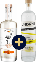 Set Sir Edmond Gin + Undone No.2 Not Gin zadarmo (set 1 x 0.7 l, 1 x 0.7 l)