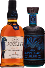 Set The Duppy Share XO + Doorly's XO Rum 1,4l (set 1 x 0.7 l, 1 x 0.7 l)