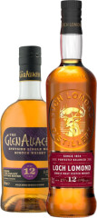 Set The GlenAllachie 12 ron + Loch Lomond 12 ron (set 1 x 0.7 l, 1 x 0.7 l)