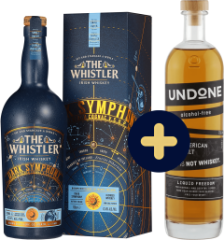 Set The Whistler Dark Symphony + Undone No.3 Not Whiskey zadarmo (set 1 x 0.7 l, 1 x 0.7 l)