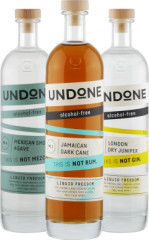 Set Undone No.1 Not Rum + No.2 Not Gin + No.6 Not Mezcal (set 1 x 0.7 l, 1 x 0.7 l, 1 x 0.7 l)