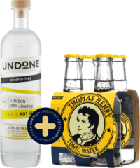 Set Undone No.2 Not Gin + 4x Thomas Henry Tonic Water zadarmo (set 1 x 0.7 l, 1 x 0.8 l)