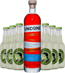 Set Undone No.5 Not Bitterliqueur + 6x Thomas Henry Bitter Lemon (set 1 x 0.7 l, 6 x 0.2 l)