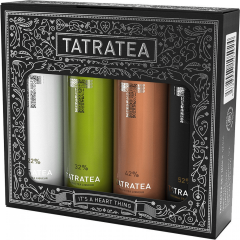 Tatratea Mini Set ierny 4x0,04l 47% 0,16l (darekov balenie kazeta)