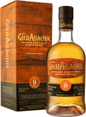 The GlenAllachie 9 ron Rye Wood Finish 48% 0,7l