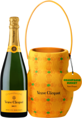 Veuve Clicquot Brut Yellow Label chladiace vedierko 12,5% 0,75l (dar�ekov� balenie kazeta)