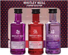 Whitley Neill Set 3 x 0,05l Rhubarb + Raspberry + Pharma Violet 43% 0,15l