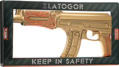 Zlatogor AK-47 Gold Vodka 40% 0,7l (darekov balenie kazeta)