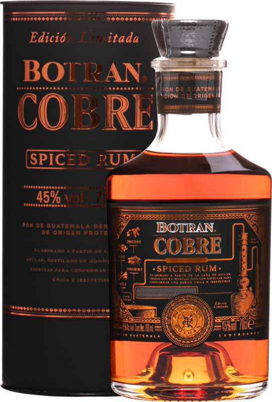 Botran Cobre Spiced 45% 0,7l (darèekové balenie kazeta)
