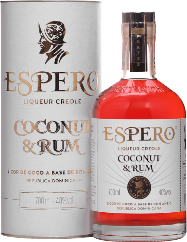 Ron Espero Coconut & Rum 40% 0,7l (darèekové balenie kazeta)