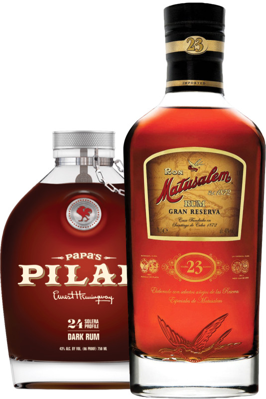 Set Papa's Pilar Dark Rum + Matusalem Gran Reserva 23 (set 1 x 0.7 l, 1 x 0.7 l)