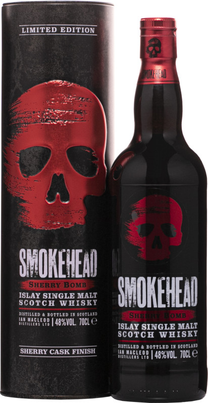 Smokehead Sherry Bomb 48% 0,7l (darèekové balenie kazeta)